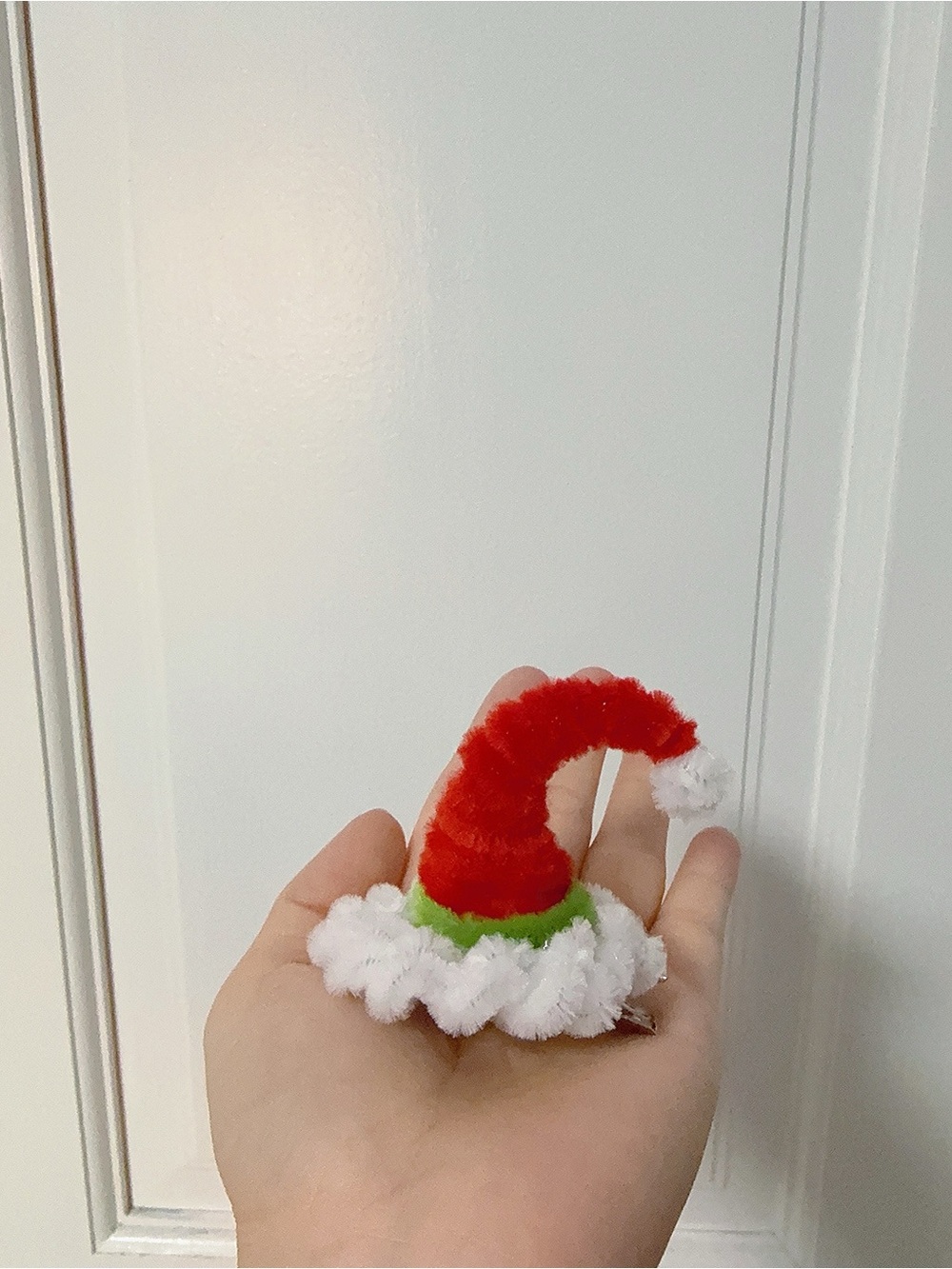 Handmade Mini Santa Hat Holiday Hair Clip
